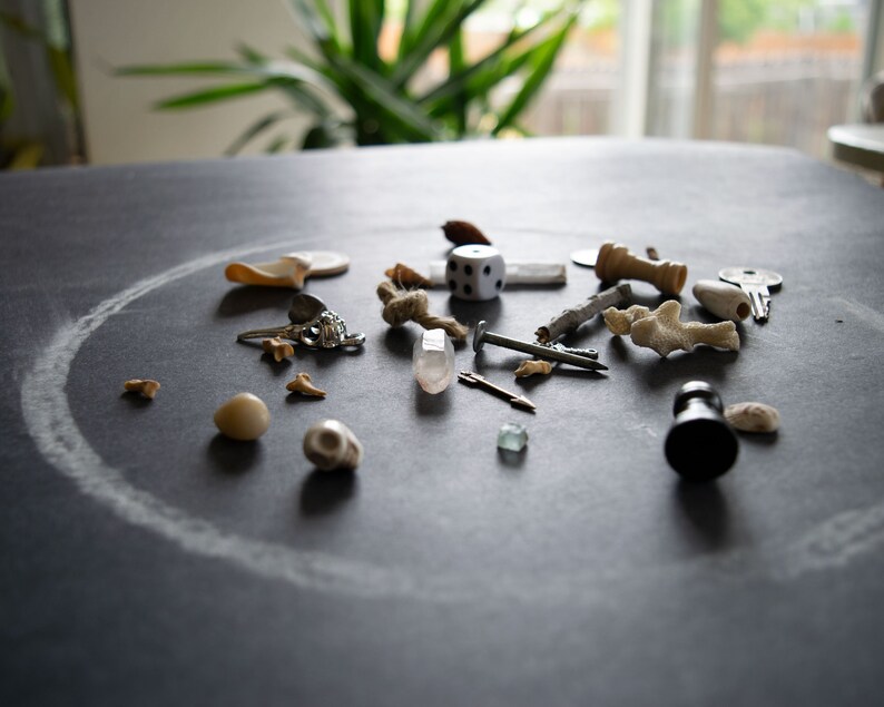 Bone Throwing Set Divination Osteomancy Fortune Telling Curios Etsy