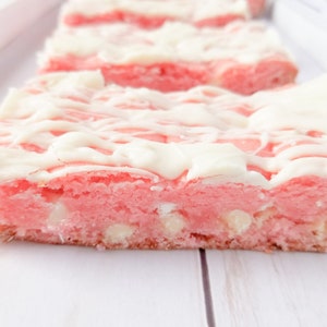Strawberry Blondies / Care Package for her / Care Package for Him / Blondie Brownie