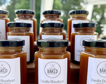 Vanilla Bourbon Caramel Sauce / Foodie gift