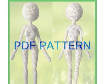 Crochet woman body