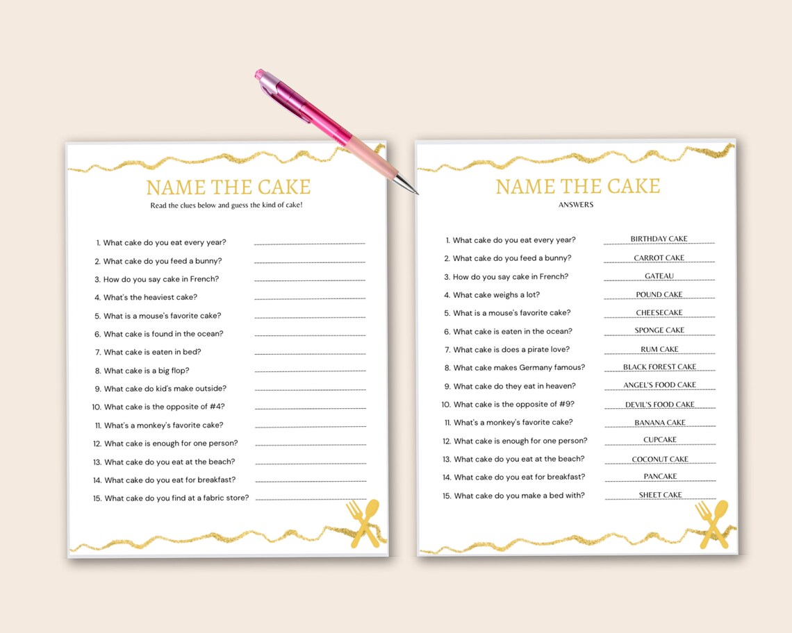 Dinner Party Games, Printable Dinner Party Games, Dinner Party