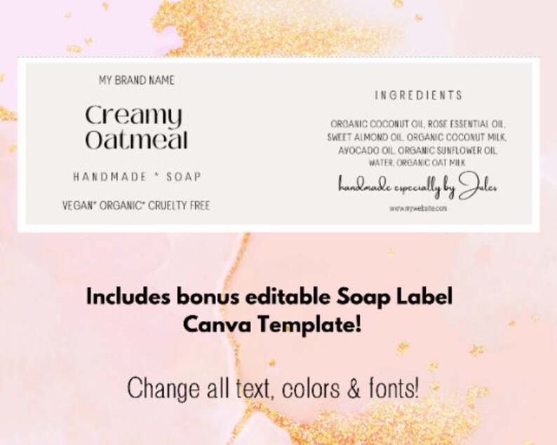 Editable Soap Making Business Planner Soap Making Business Planner Soap