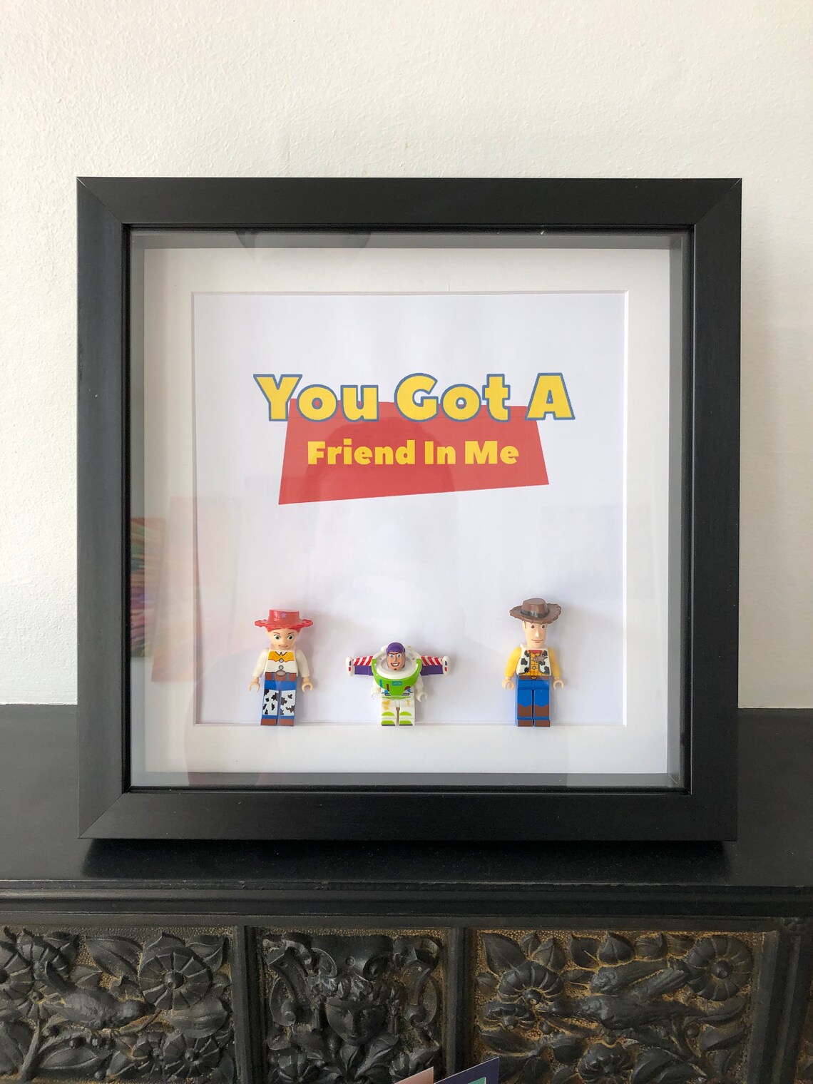 Framed Toy Story Custom Lego Minifigures Etsy