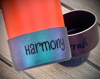 Chroma Cup Boot Tumbler Chroma Boot Engraved Silicone Boot Engraved Tumbler Boot Engraved Bottle Boot Stanley Cup Boot iridescent cup boot