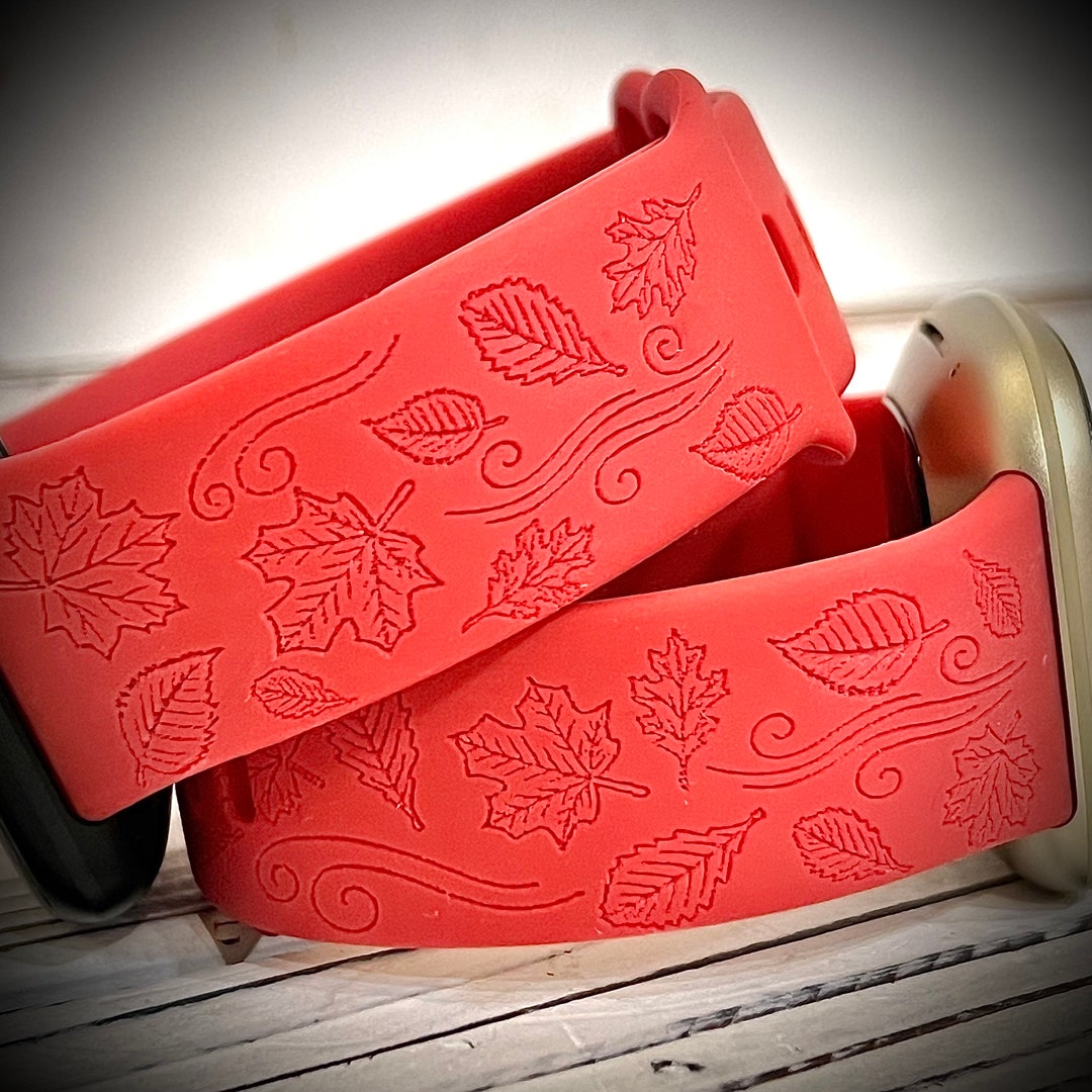 Leaves Watch Band Leaf Watch Band Outdoor Watch Band Silicone Etsy