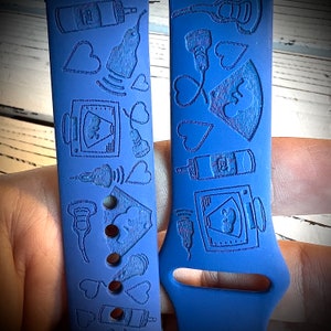 Ultrasound Tech watch Band Ultrasound watch Band Sonogram Watch Band Silicone Band medical watch band