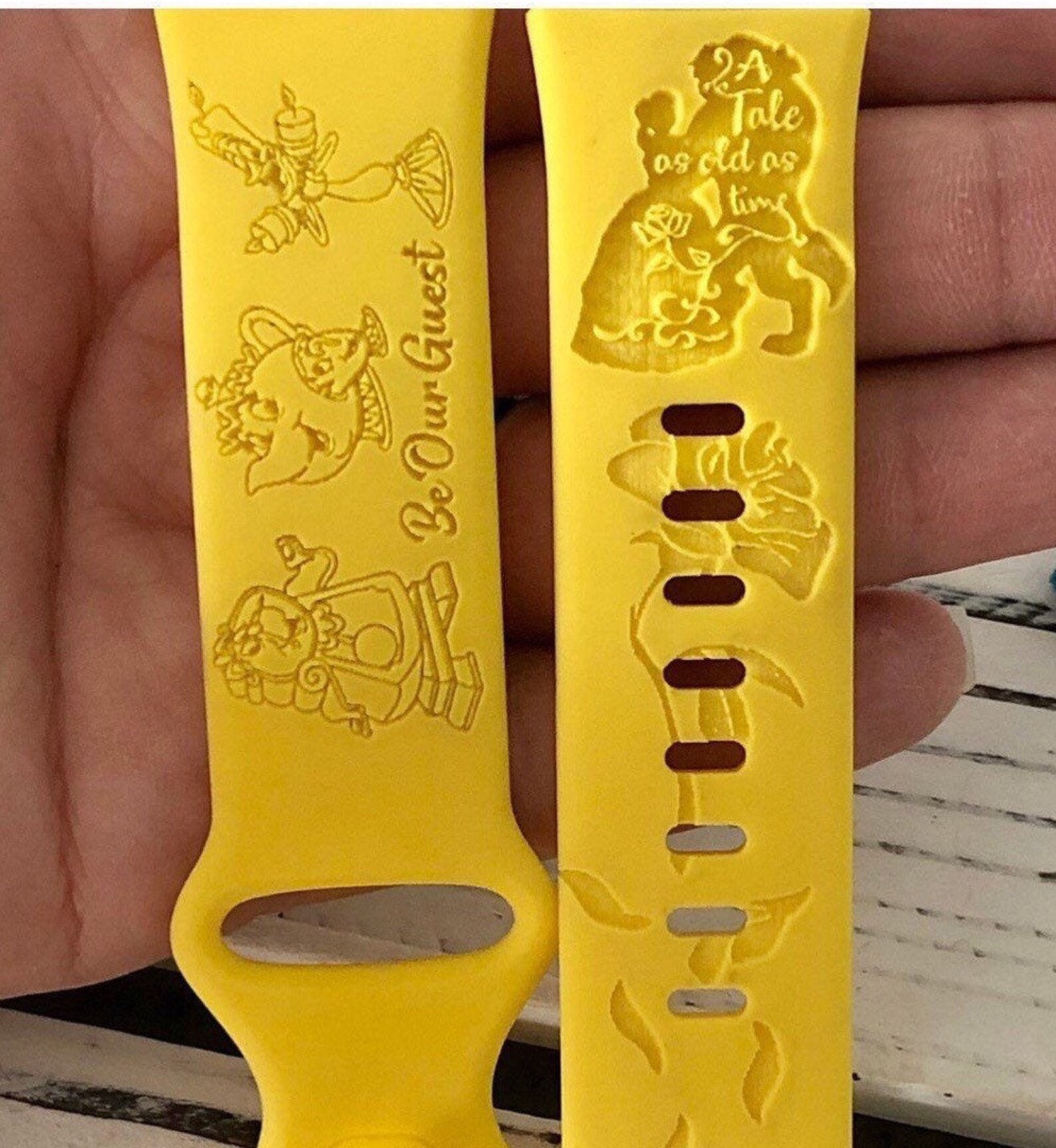 Engraved Watch Band Disney Engraved Watch Band Personalized Etsy