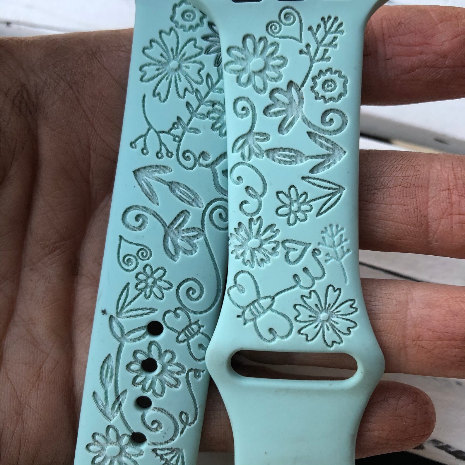 Engraved watch Band spring Engraved watch Band Personalized Etsy