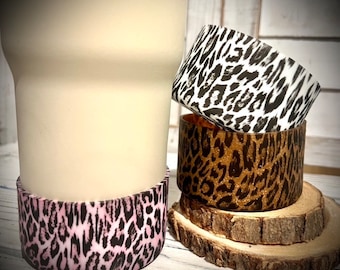 Leopard Silicone Cup Boot cheetah Silicone Tumbler Boot  Silicone Boot leopard Tumbler Boot leopard Bottle Boot Stanley Cup leopard Boot