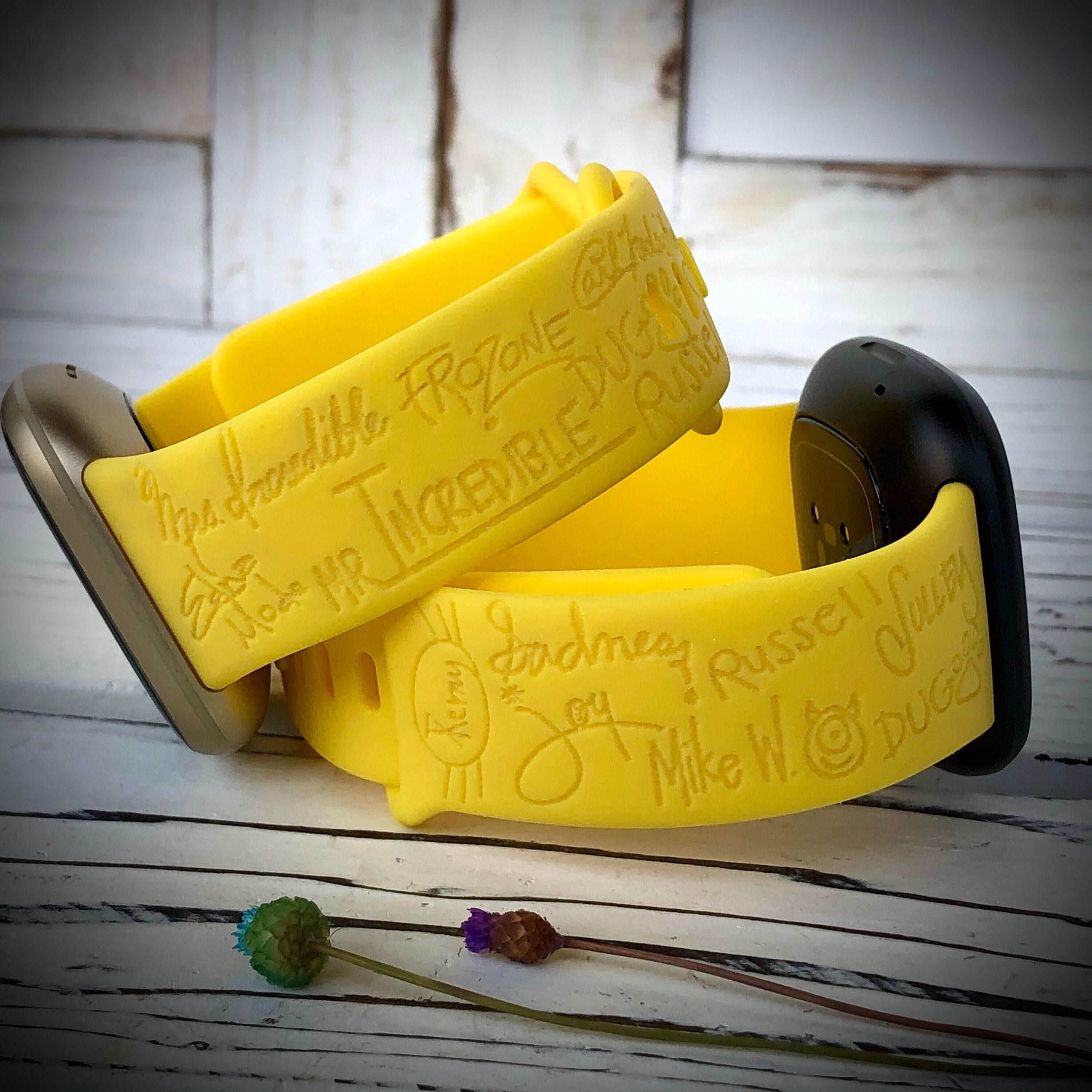 Engraved watch Band Disney Engraved watch Band Personalized Etsy