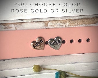 Watch Band Charm Love Charm Smart watch Band Charm Charms for Watch band Heart Charm for Watch