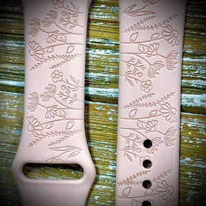 Wild Flowers Watch Band Flowers watch Band spring watch band floral watch band spring flowers watch band