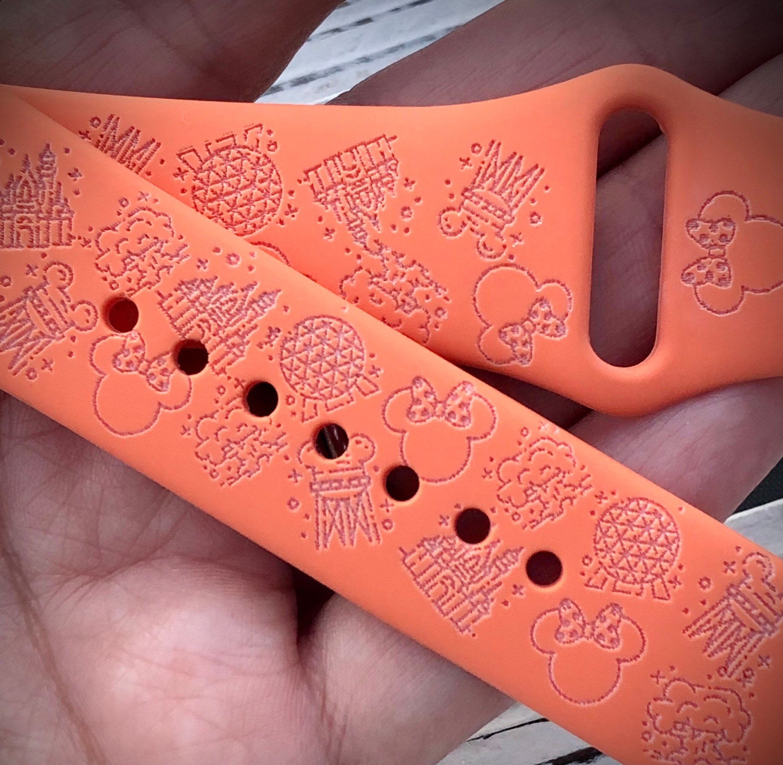 Engraved watch Band Disney Engraved watch Band Personalized Etsy