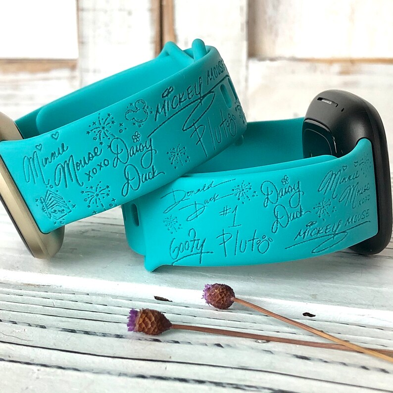 Engraved Watch Band Disney Engraved Watch Band Personalized Etsy