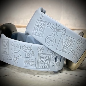X ray tech watch Band x ray technician watch Band medical engraved watch Band radiology watch band