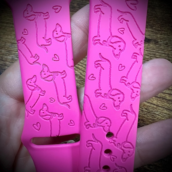 Dauschsand watch band weenie dog watch band animal  watch band