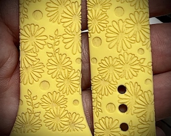 Daisies Watch Band daisy watch Band spring watch band floral watch band spring flowers watch band