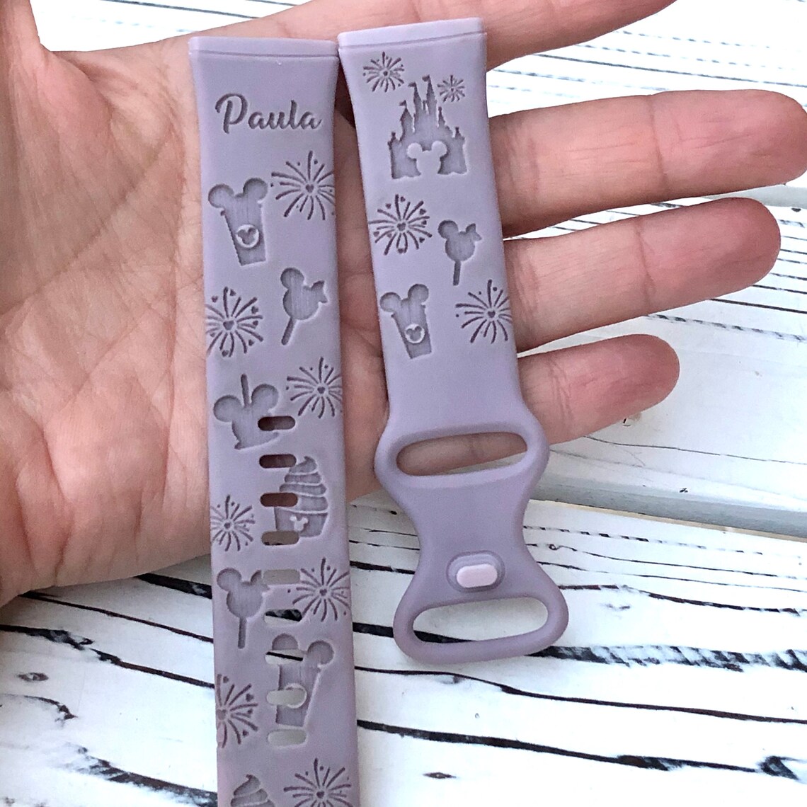 Engraved Watch Band Disney Engraved Watch Band Personalized Etsy