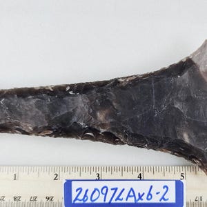 6" Lakota Style Stone Ax Head - Hand Knapped Agate.