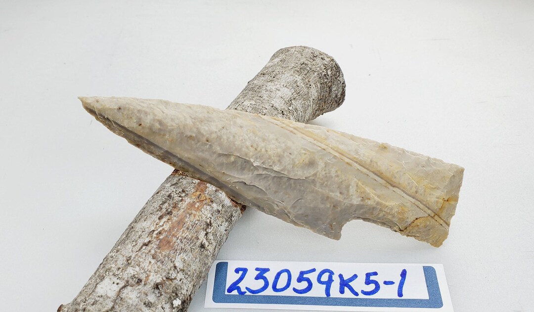 5 Stone Knife Blade Hunting Skinning Hand Knapped Etsy