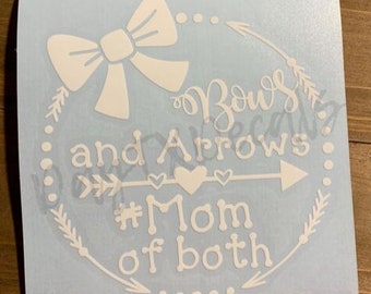 Download Mother's Day SVG / Bows And Arrows Mom Of Both SVG / Mom | Etsy