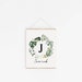 Custom Monogram Print Boy Monogram Print Tropical Wreath - Etsy