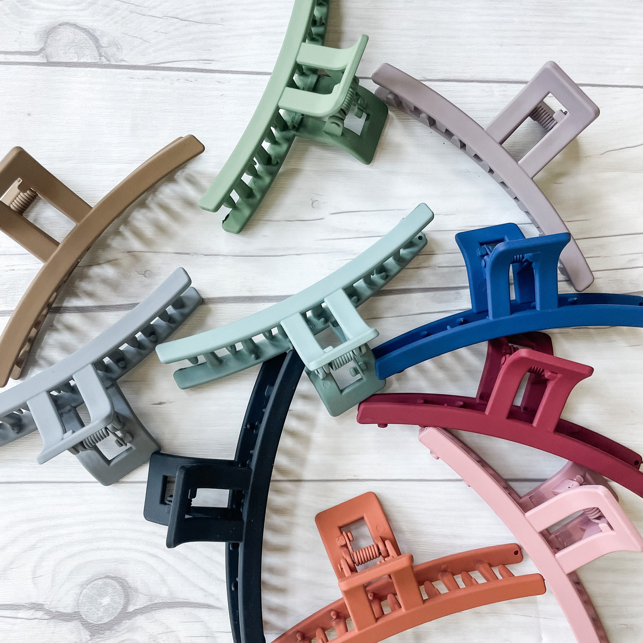 Misstars 4 PCS Extra Large Claw Clips, 5 Inch Jumbo Large Hair Clips