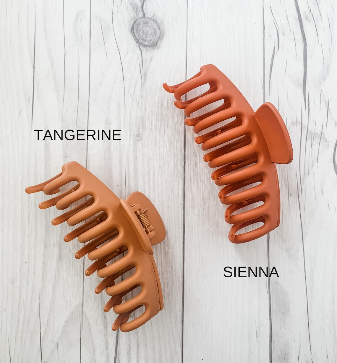 Matte Hair Claws Large Hair Claw Trendy Hair Clip Etsy