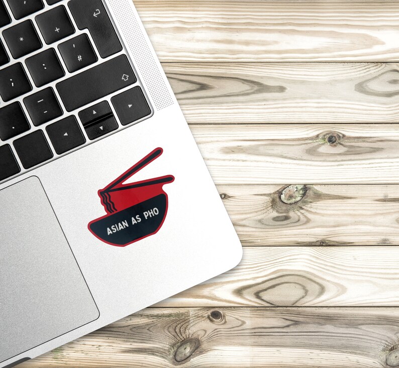 Asian as Pho Sticker | Funny Pun Sticker | Asian Pride Sticker | Pho ...