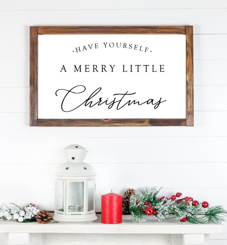 Have Yourself a Merry Little Christmas Sign Christmas - Etsy