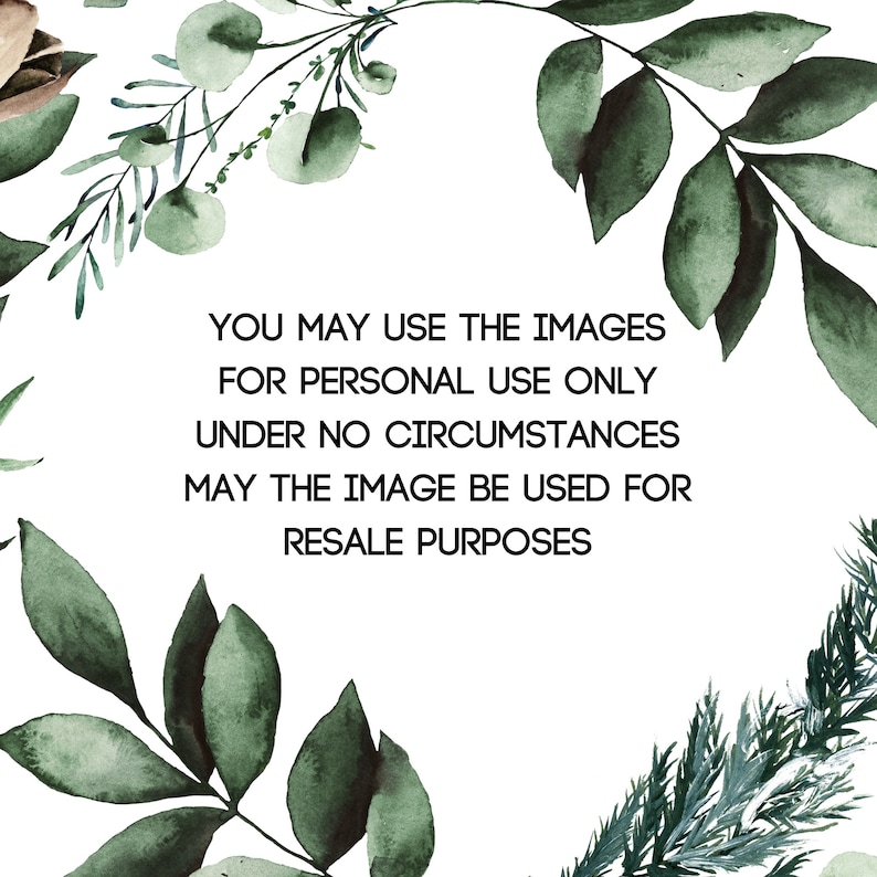 Images only to be used for personal use
