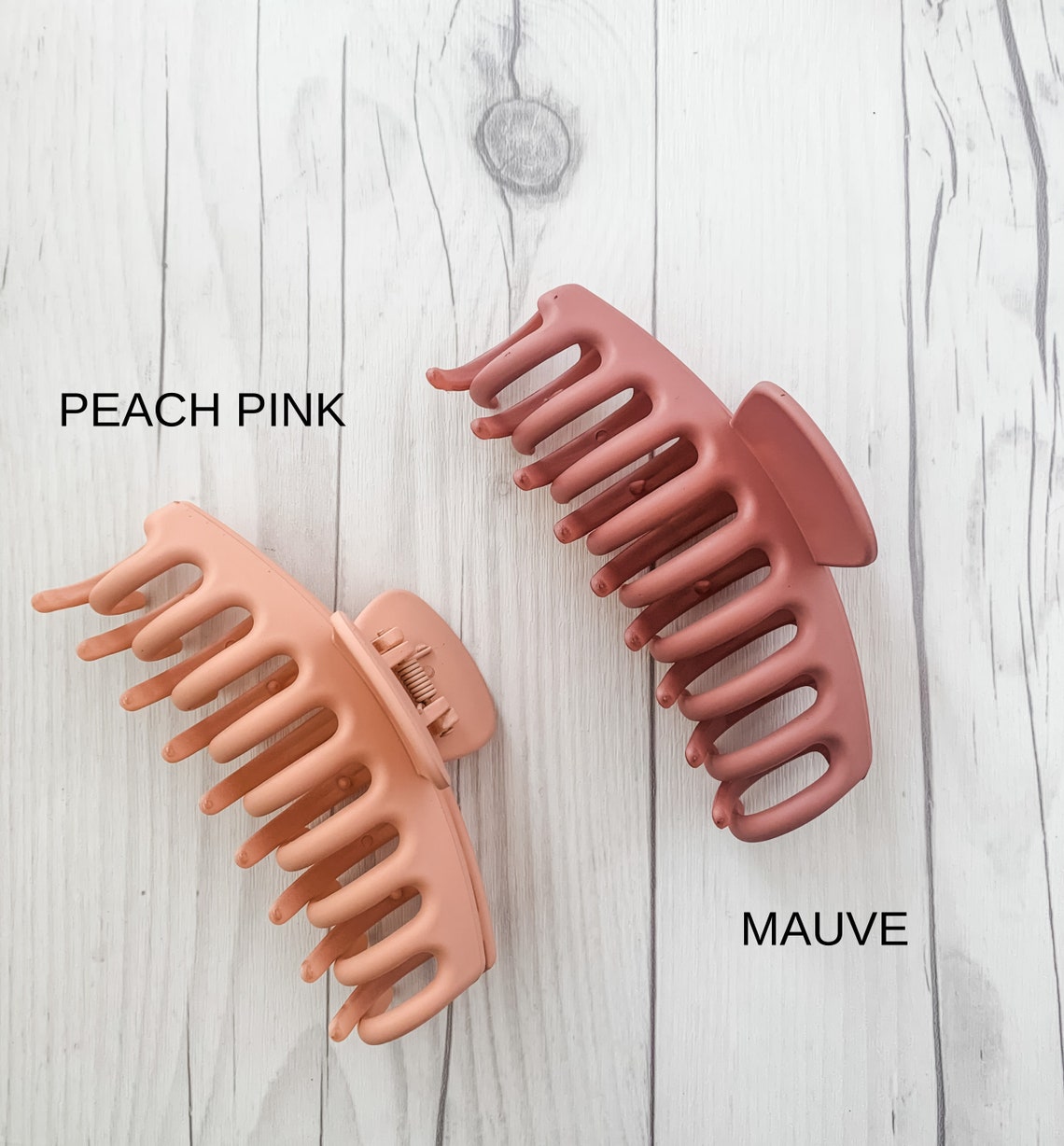Matte Hair Claws Large Hair Claw Trendy Hair Clip Etsy