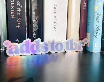 Passend zum TBR Stickerbuch – Geschenk für Buchliebhaber – Lesetracker im Journal – süßes Mini Stickeralbum für Leseratten