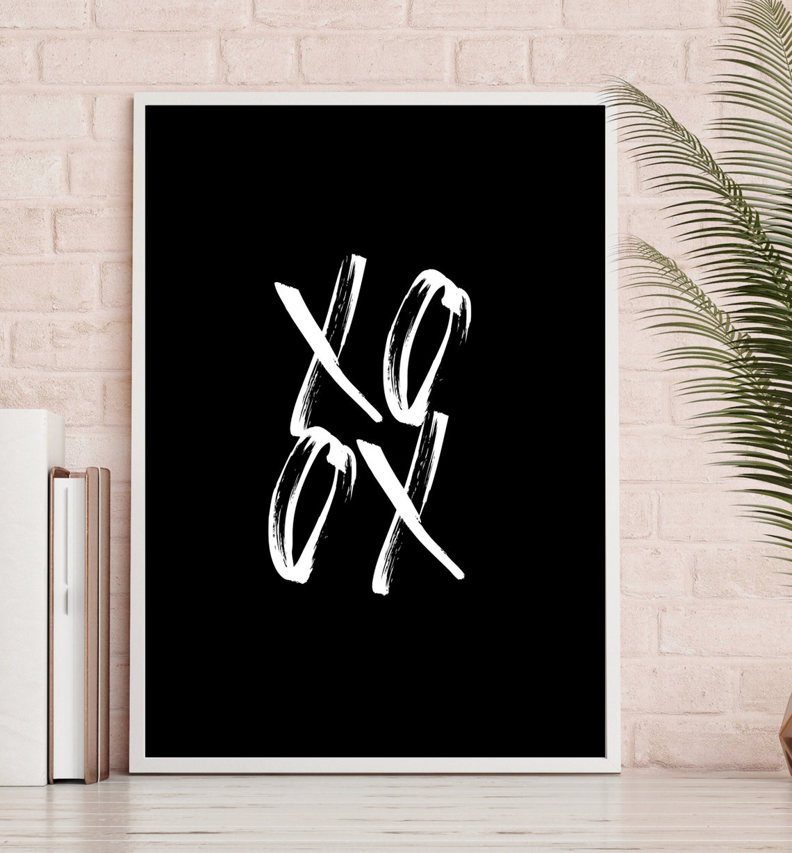 Xoxo Wall Art Printable Wall Art Black and White Art | Etsy