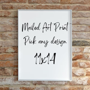 Art Print Printing Service – 11x14 Poster Print – Print My Digital Art – Upgrade Digital Download – Professional Art Print on Paper