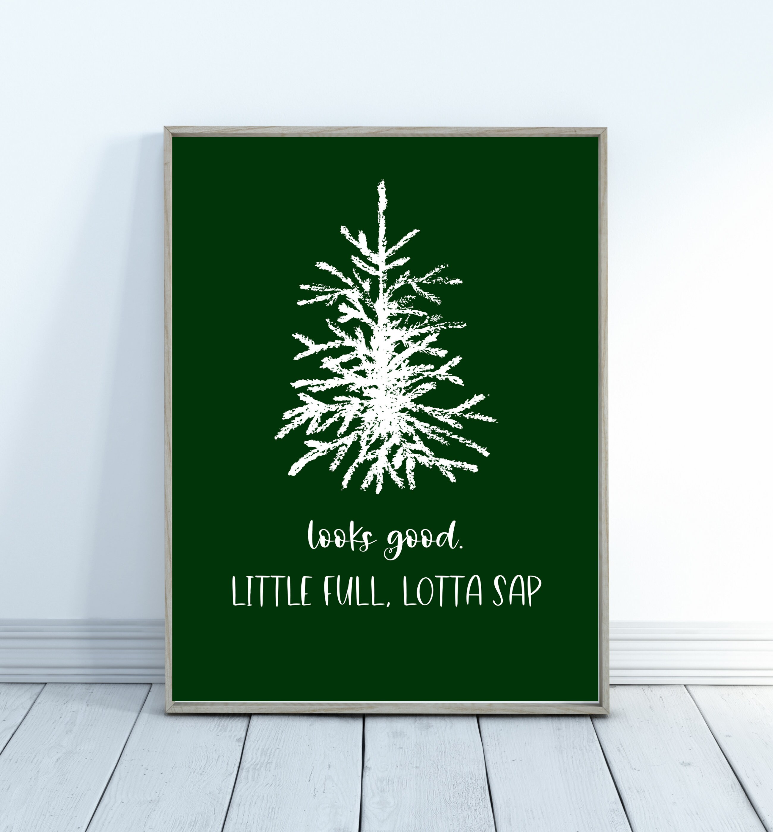 Little Full Lotta Sap Print Christmas Vacation Quotes - Etsy