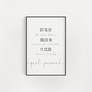 ADOPTION Geschenke | Für immer Familie Print Adoption Zeichen | Personalisierte Adoption Druck | Gotcha Day Printable | Gotcha Day | Auserwählt Angenommen Benannt
