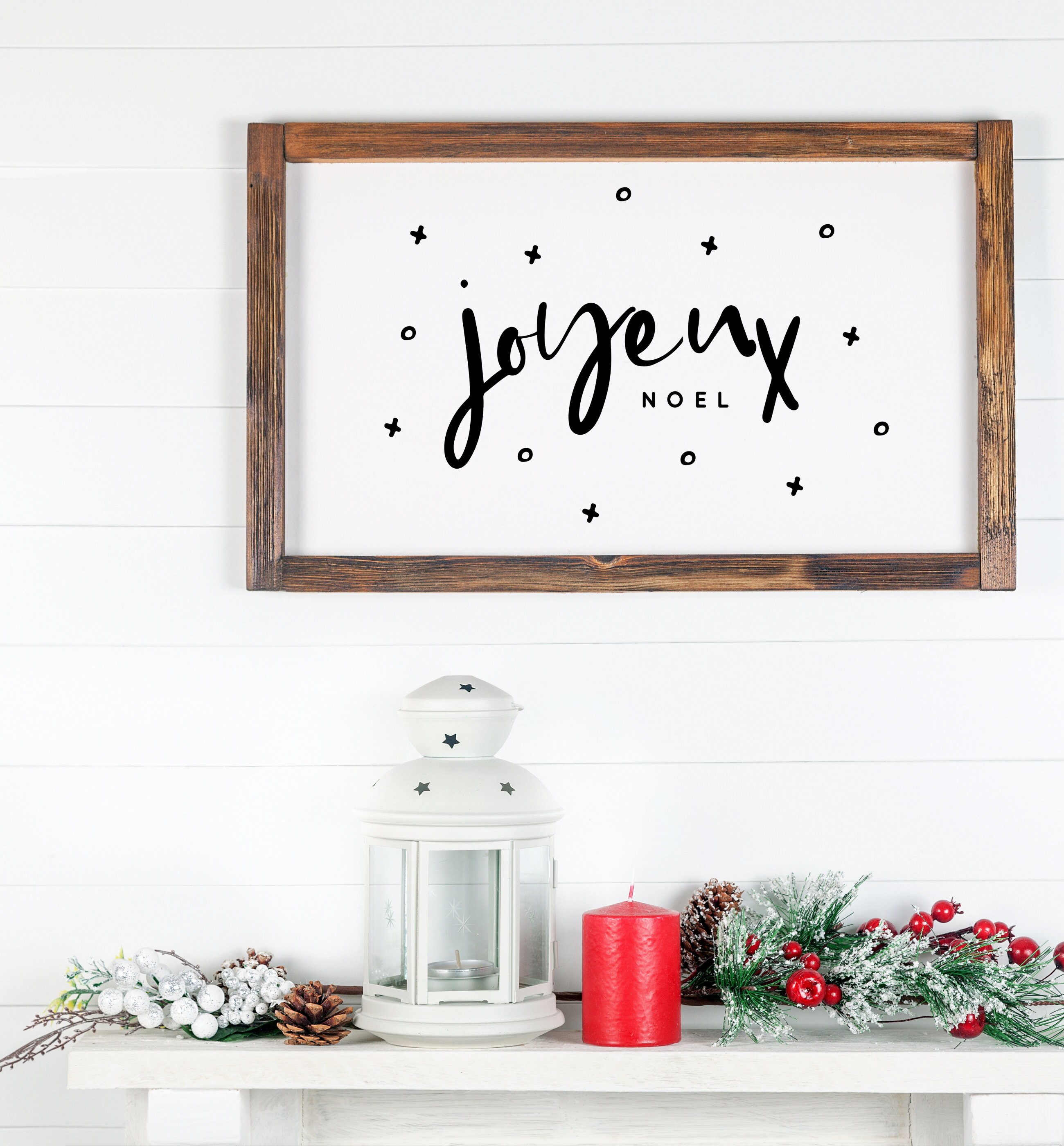 Joyeux Noel Sign Christmas Wall Decor Merry Chirstmas Sign - Etsy Hong Kong