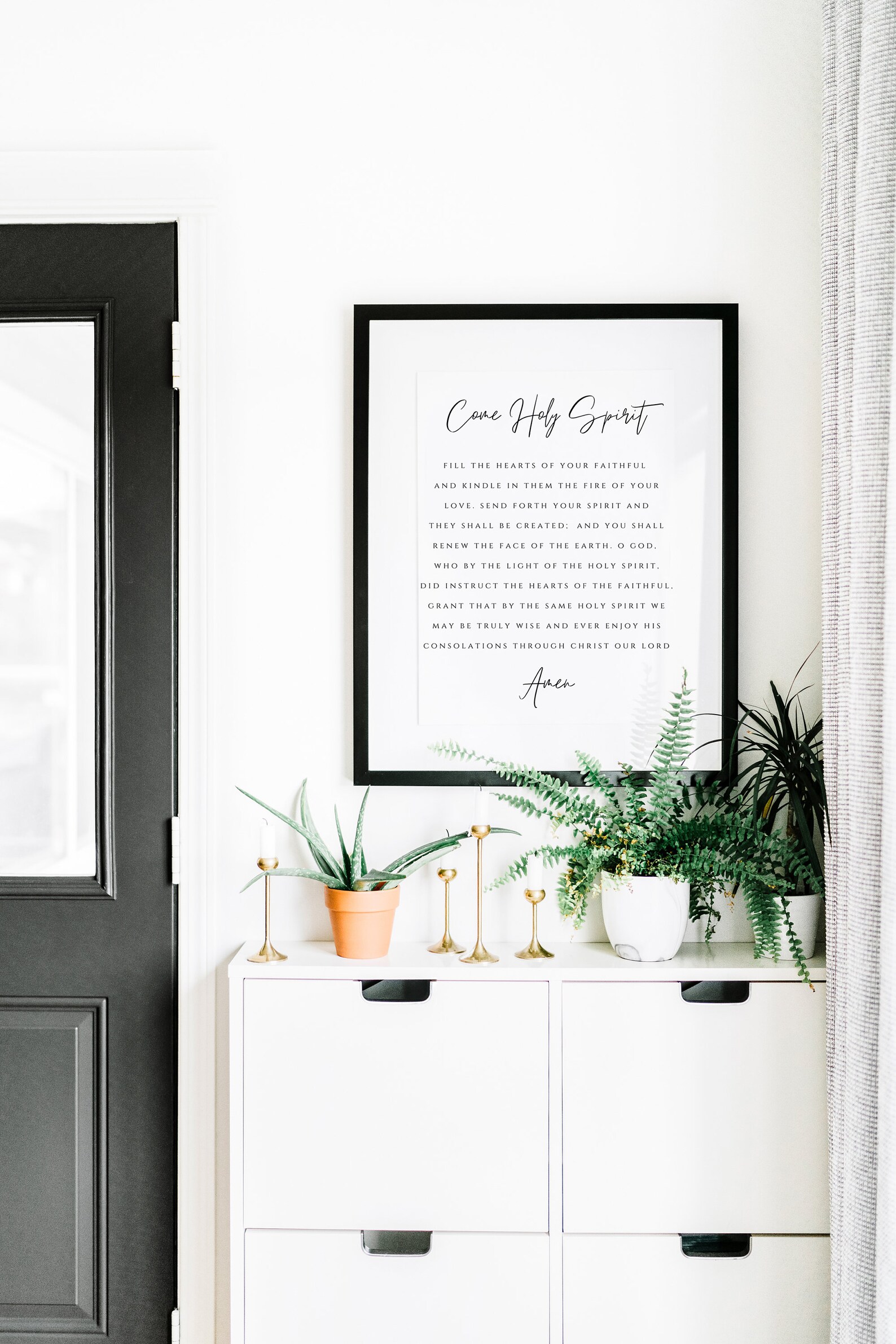 Come Holy Spirit Prayer Dining Room Scripture Sign Etsy