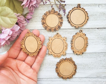 1x Small Embroidery Wooden Hoops, Small Frames, Small Embroidery Hoops, Mini Hoops Pendants, Mini Round Wooden Hoop, Wooden Frames