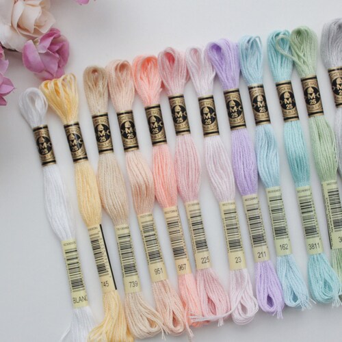 8x BRIGHT Colors DMC Flossesdmc Threads DMC Kitdmc Set of - Etsy ...