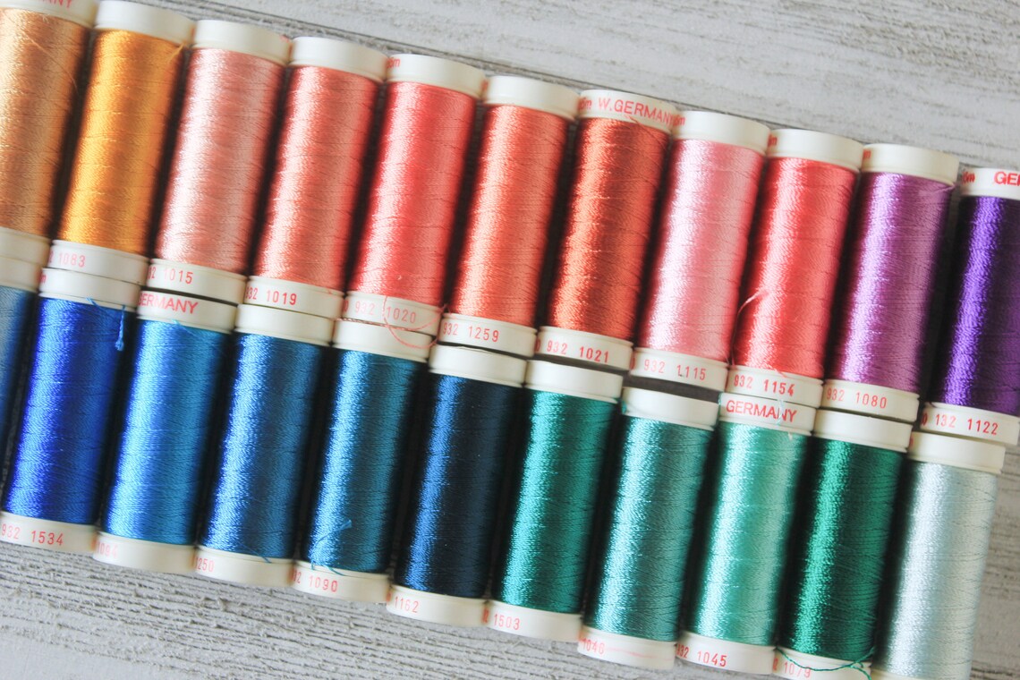 SULKY Rayon Solid 30 Weight Thread 180yd 165m Gutermann Etsy