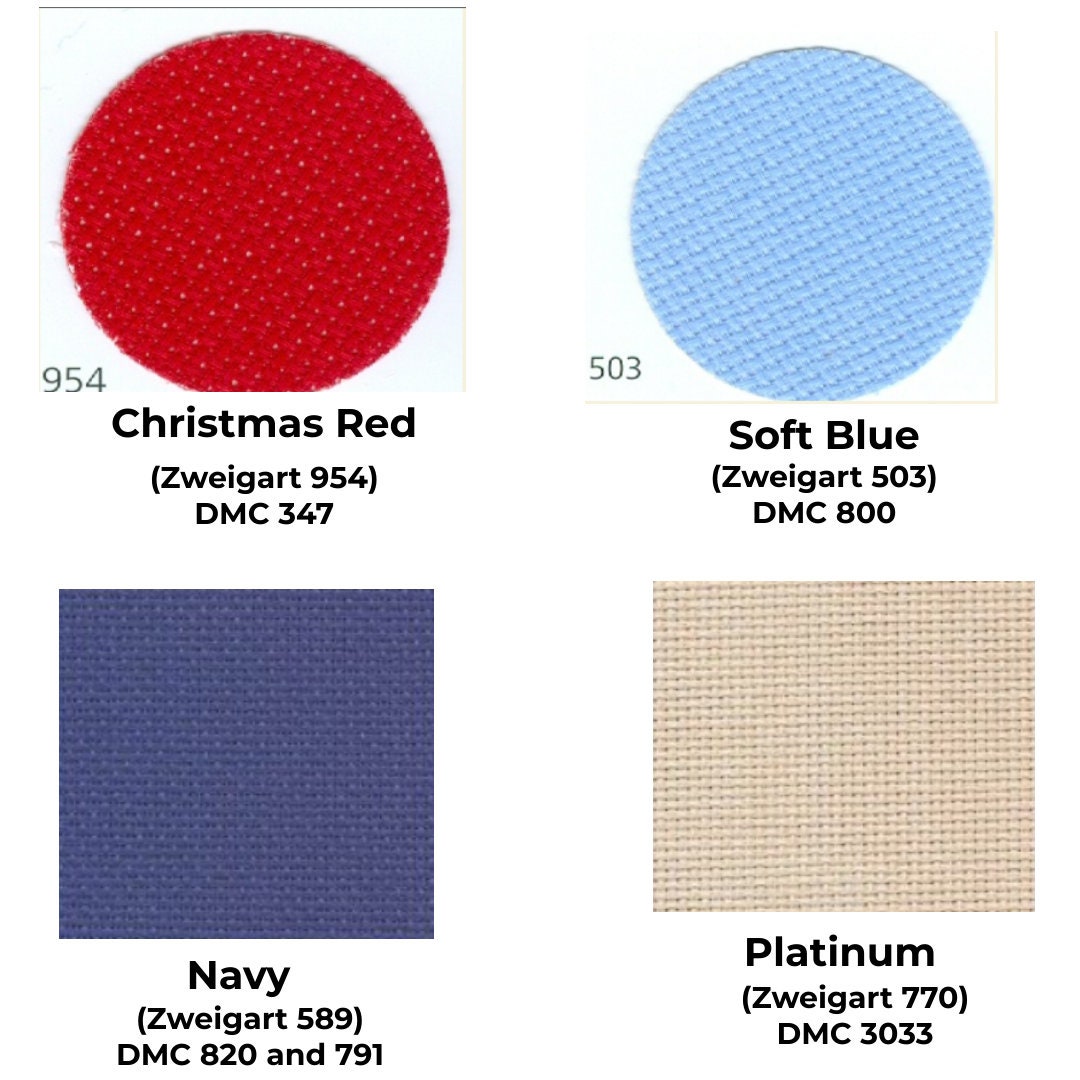 Cross Stitch Aida Cloth 16 Count Zweigart Ecru Cream 48x36cm Fabric