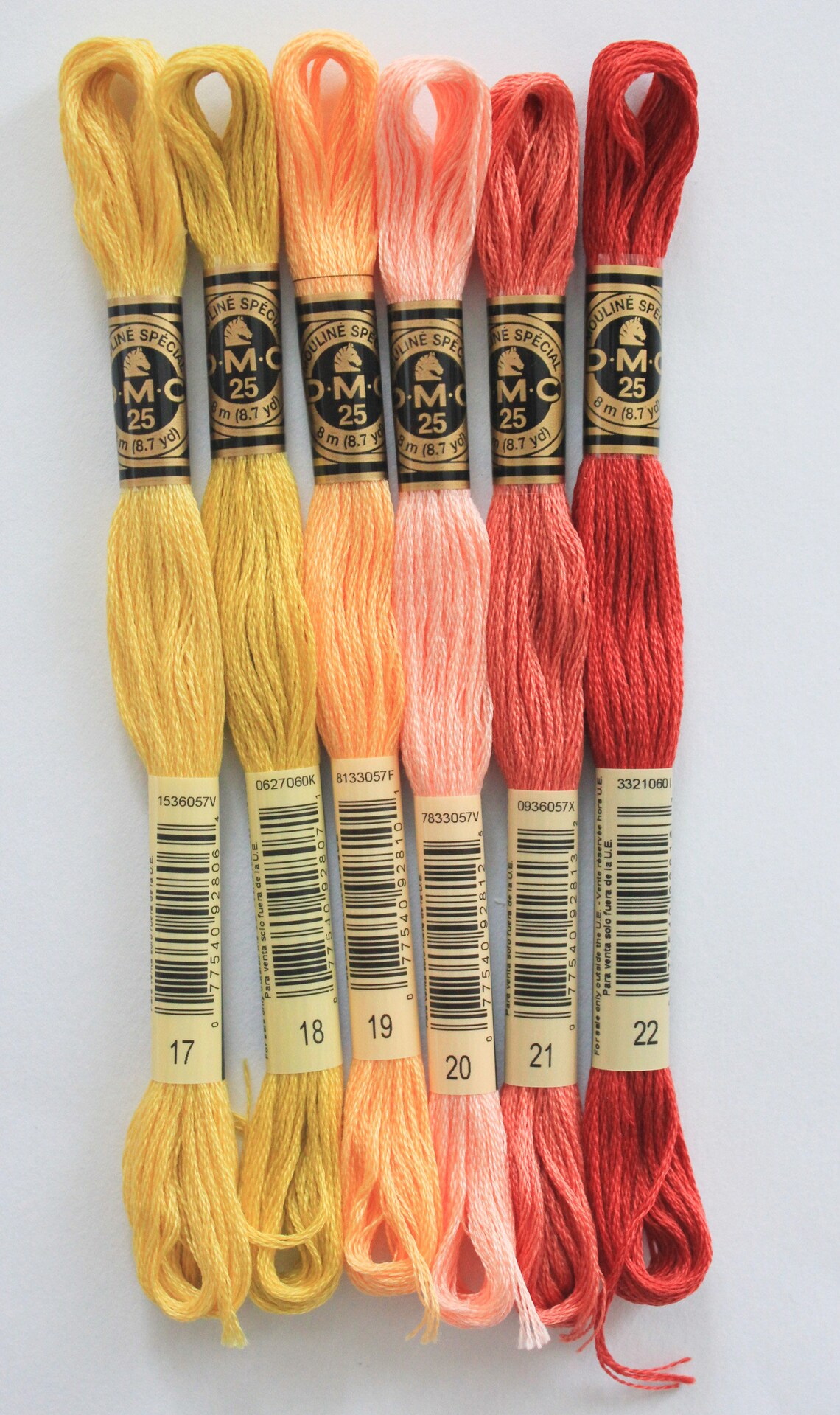 DMC NEW COLORS Embroidery Floss 1 to 35 Embroidery Threads Etsy UK
