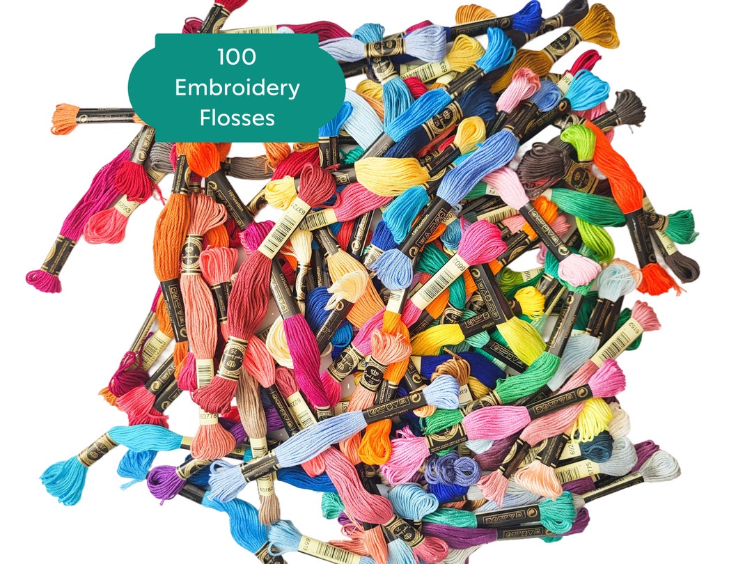 Bag 100 Embroidery Flosses Label Royalbroider / Embroidery Floss 6