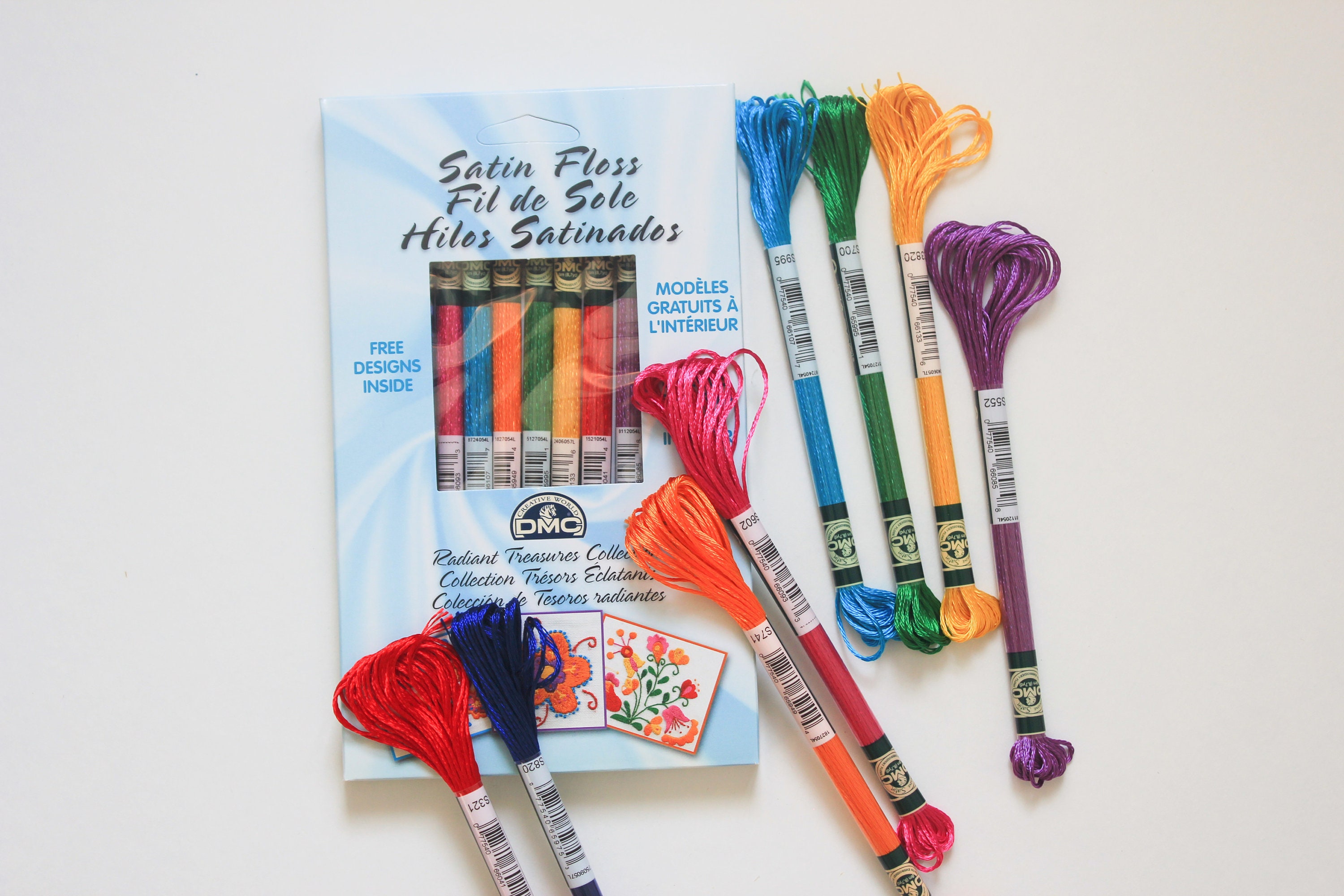 DMC Shiny Radiant Satin Floss - Tropical Leaves Color 8.7 Yard Skein