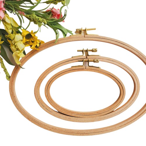 Oval Embroidery Hoop Wooden Imitation Hoop Cross Stitch Etsy