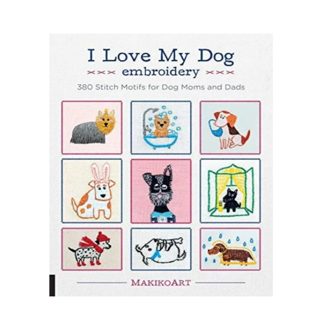 BOOK i Love My Dog Embroidery Embroidery Designs - Etsy Israel