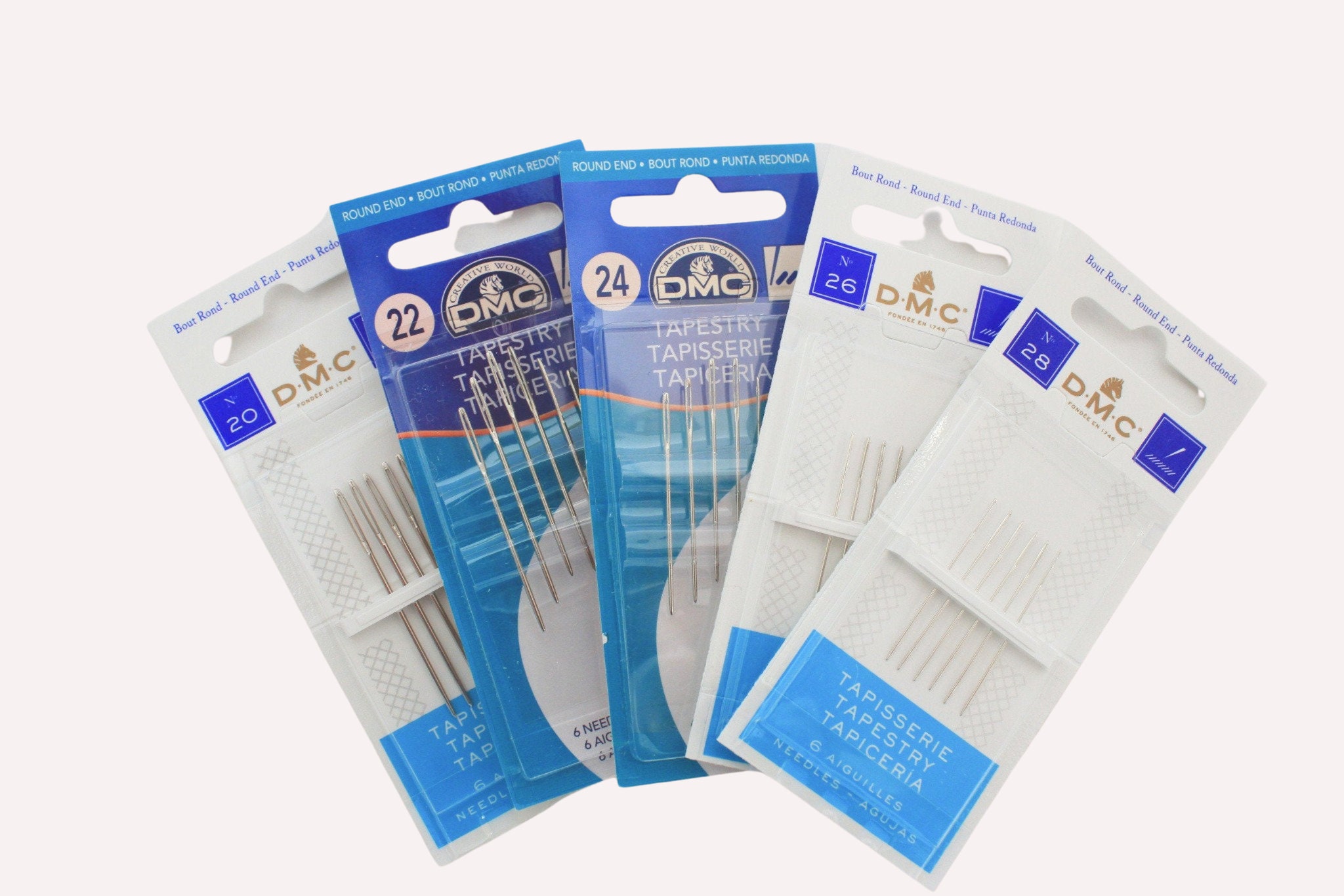 Metal Blunt Needles Pack of 6, Blunt Needles for Embroidery or