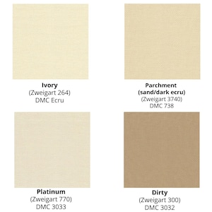 Tessuto Aida 18ct di ZWEIGART - Disponibile nei formati 18" x 21" o 36" x 42" / Tessuto per ricamo a punto croce / AIDA 18 count immagine 3